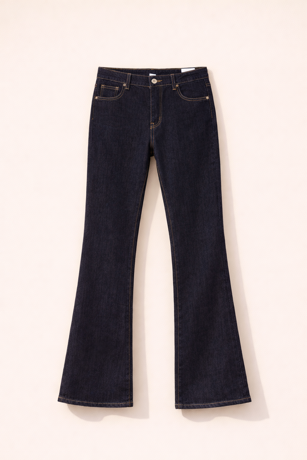 Dark Indigo Subtle Flared Jeans