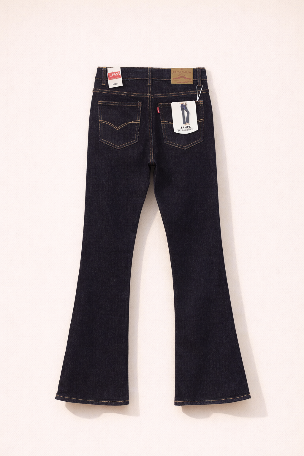 Dark Indigo Subtle Flared Jeans