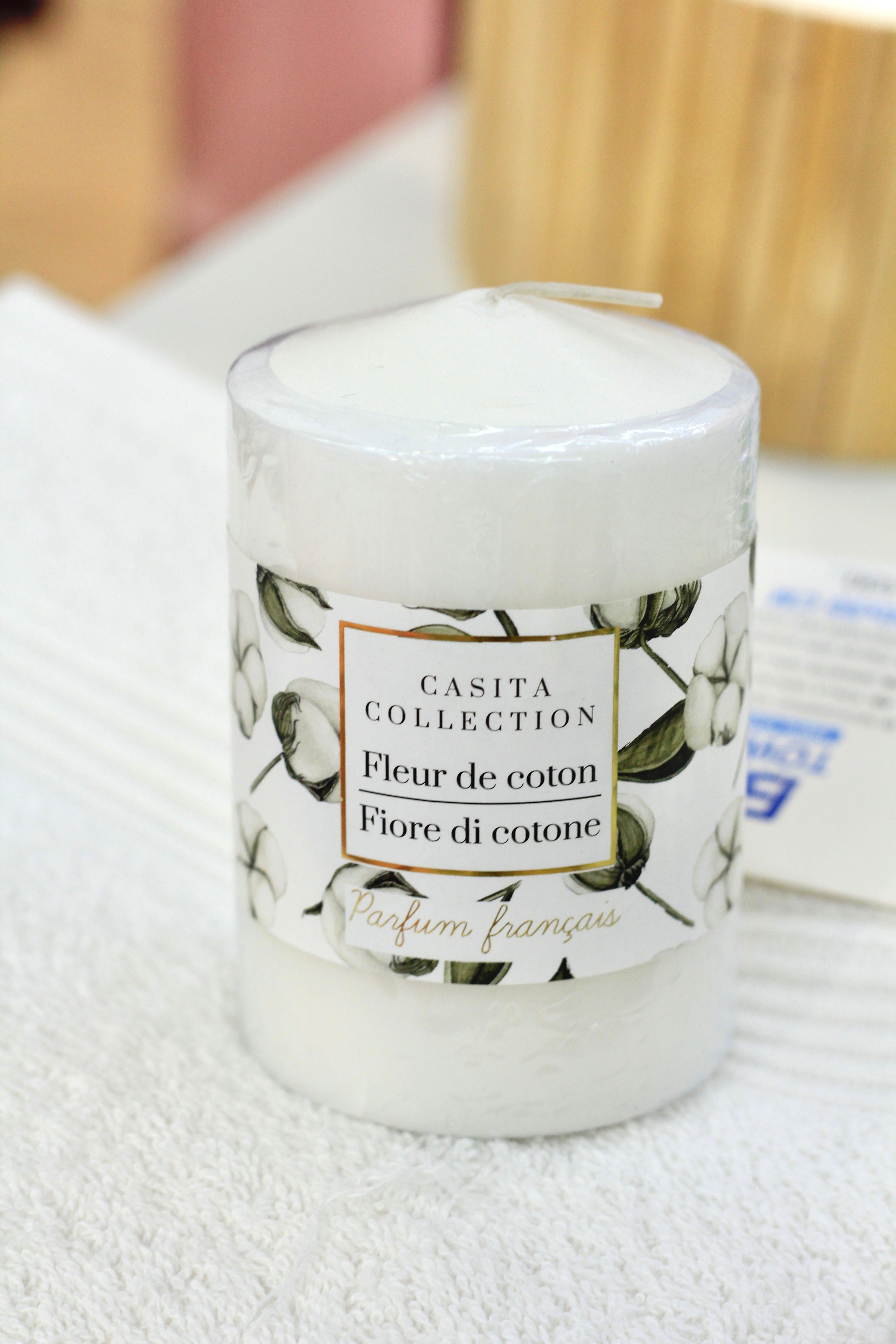 Large Scented Pillar Candle – 9 cm Height × 6.5 cm Diameter | Home Fragrance Decor