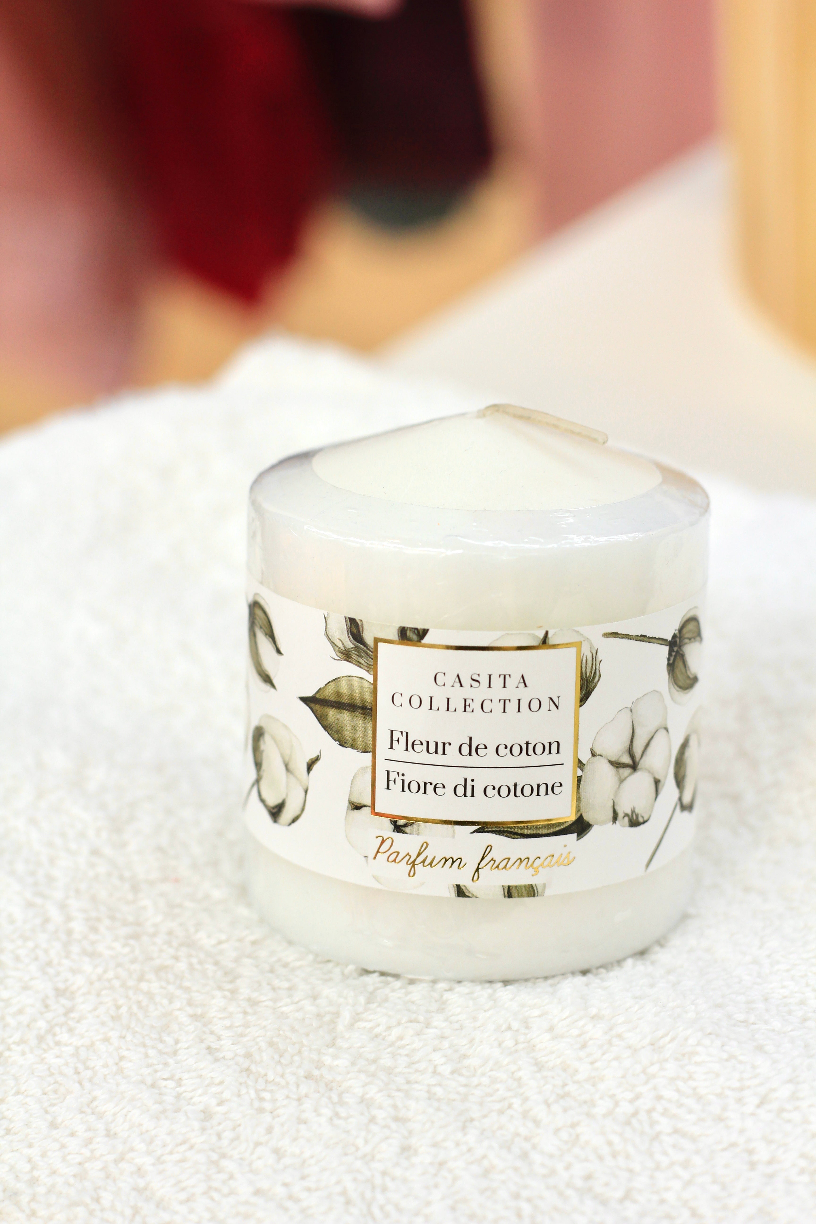 Medium Scented Pillar Candle – 6.5 cm Height × 6.5 cm Diameter | Home Fragrance Decor