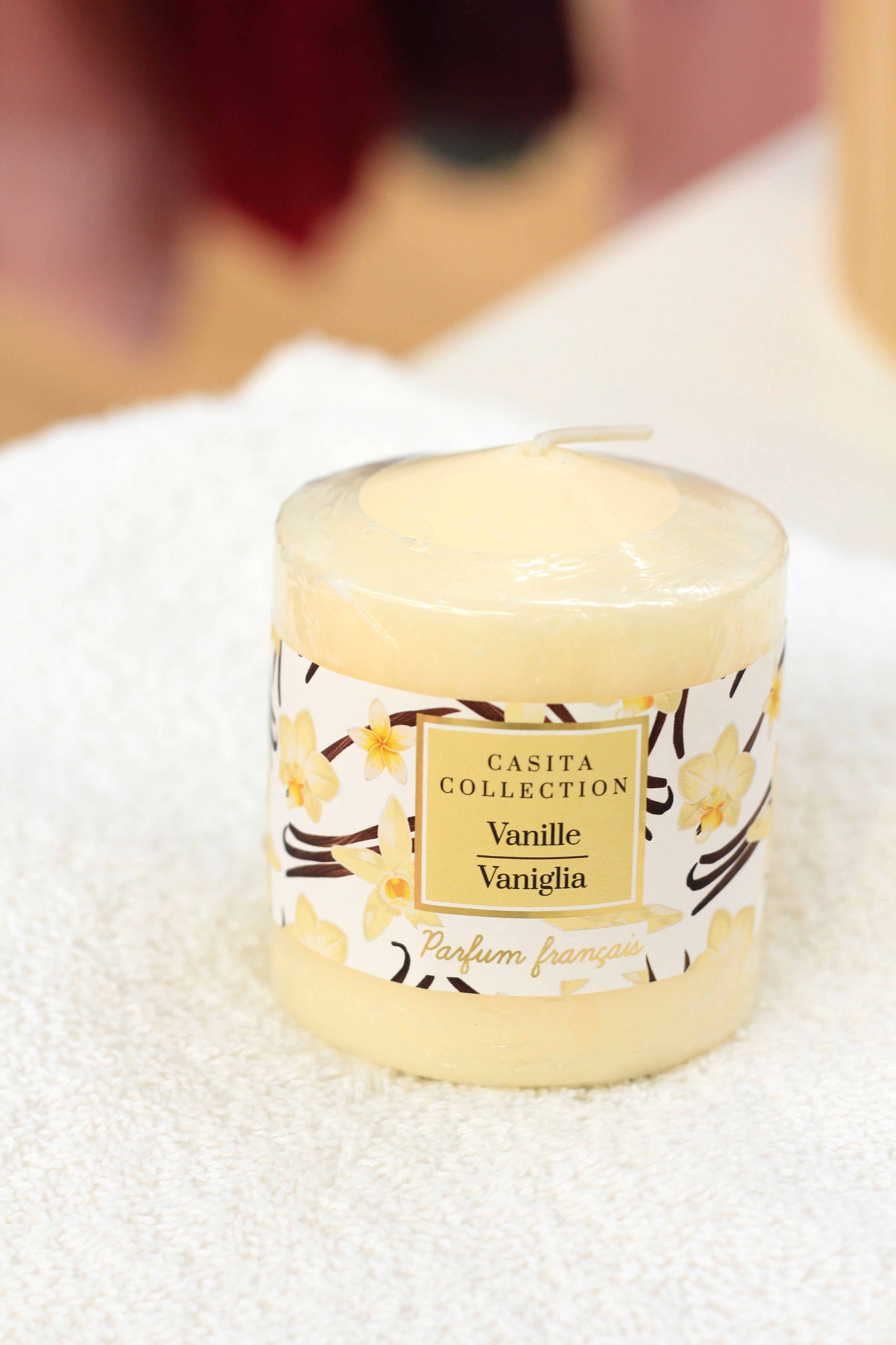 Medium Scented Pillar Candle – 6.5 cm Height × 6.5 cm Diameter | Home Fragrance Decor