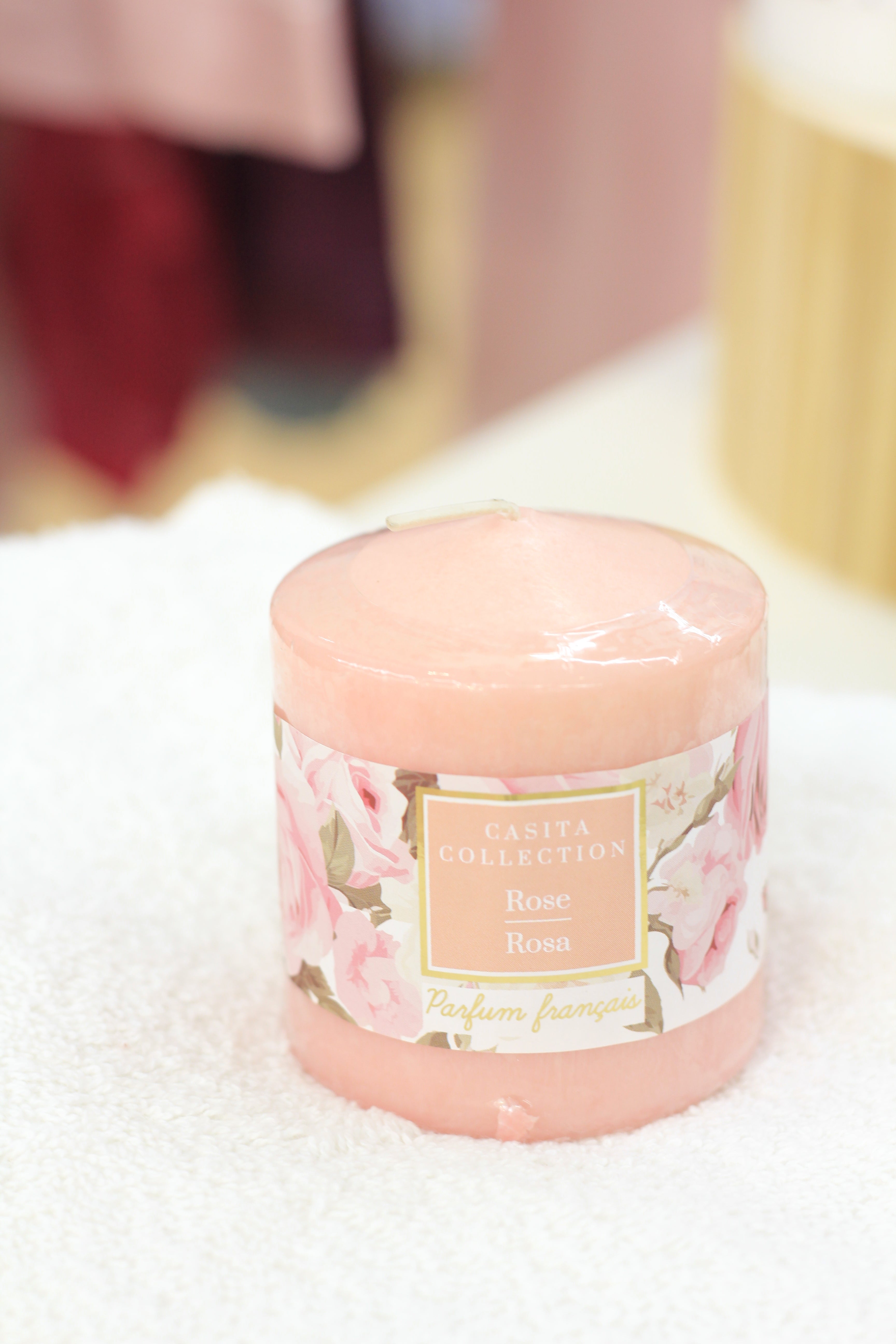 Medium Scented Pillar Candle – 6.5 cm Height × 6.5 cm Diameter | Home Fragrance Decor
