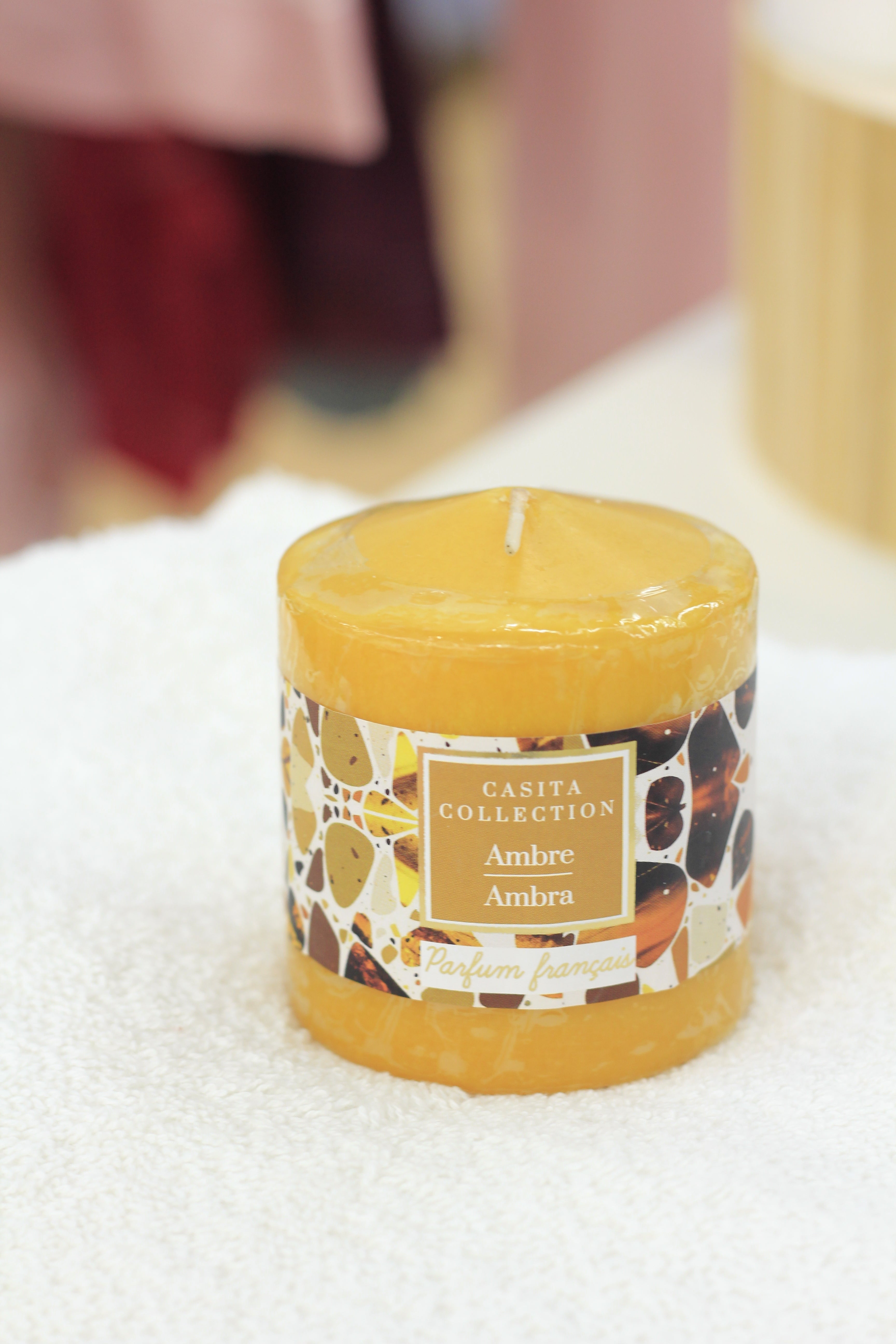 Medium Scented Pillar Candle – 6.5 cm Height × 6.5 cm Diameter | Home Fragrance Decor