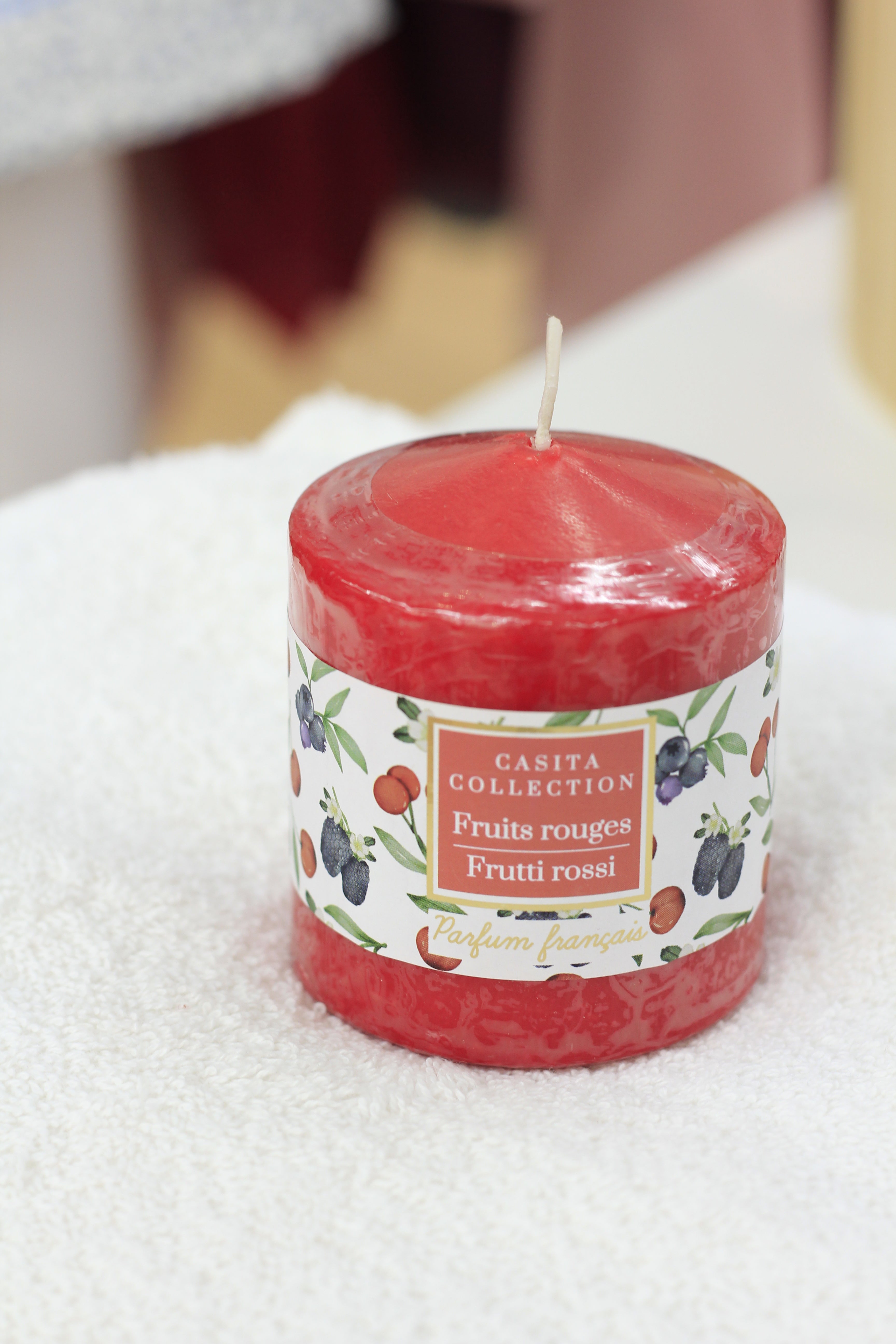 Medium Scented Pillar Candle – 6.5 cm Height × 6.5 cm Diameter | Home Fragrance Decor