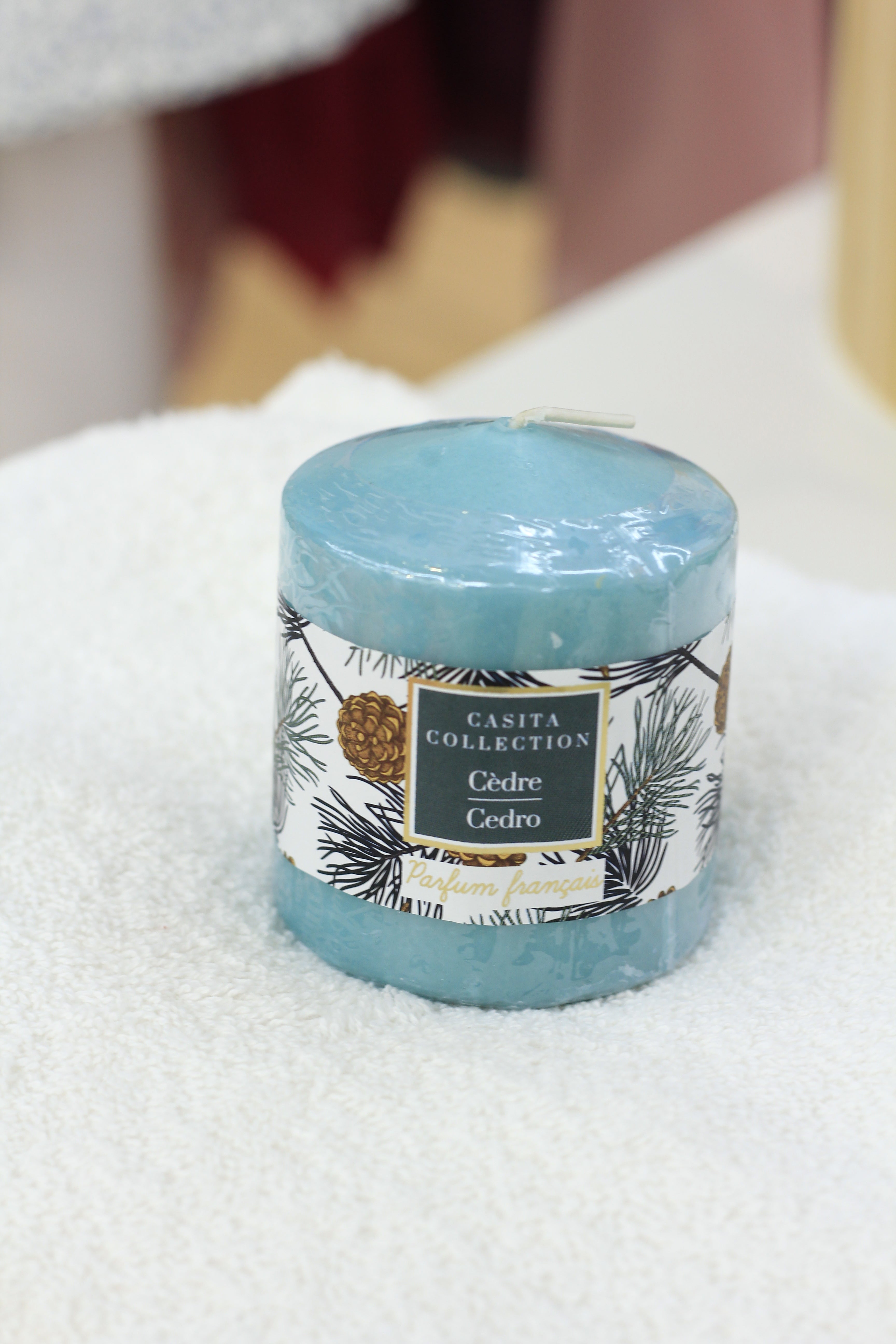 Medium Scented Pillar Candle – 6.5 cm Height × 6.5 cm Diameter | Home Fragrance Decor